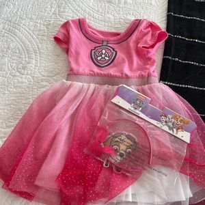 Worn once Paw Patrol Skye dress with headband